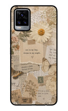 Vintage case Vivo V20 Glass Case