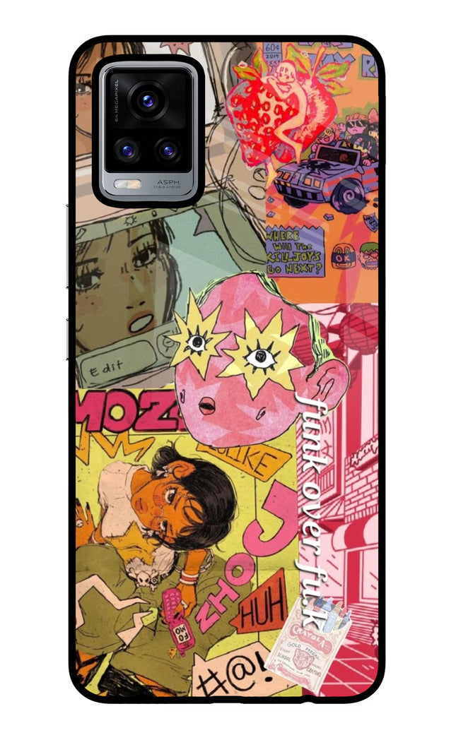 Funkover Vivo V20 Glass Case