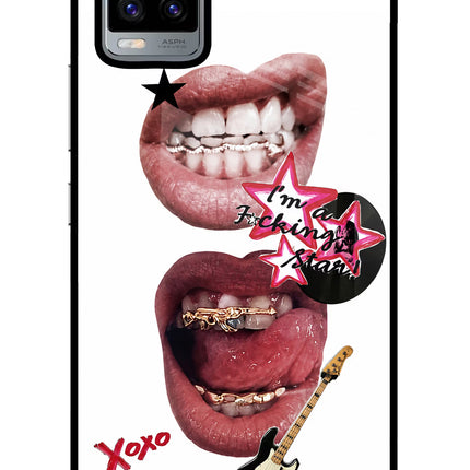 Rockstar Vivo V20 Glass Case