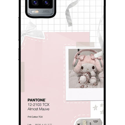 Pantone Asthetic Vivo V20 Glass Case