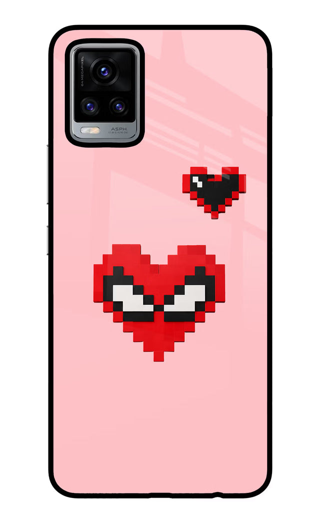 Gwen Heart Vivo V20 Glass Case
