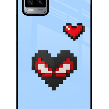Peter Heart Vivo V20 Glass Case