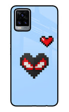 Peter Heart Vivo V20 Glass Case