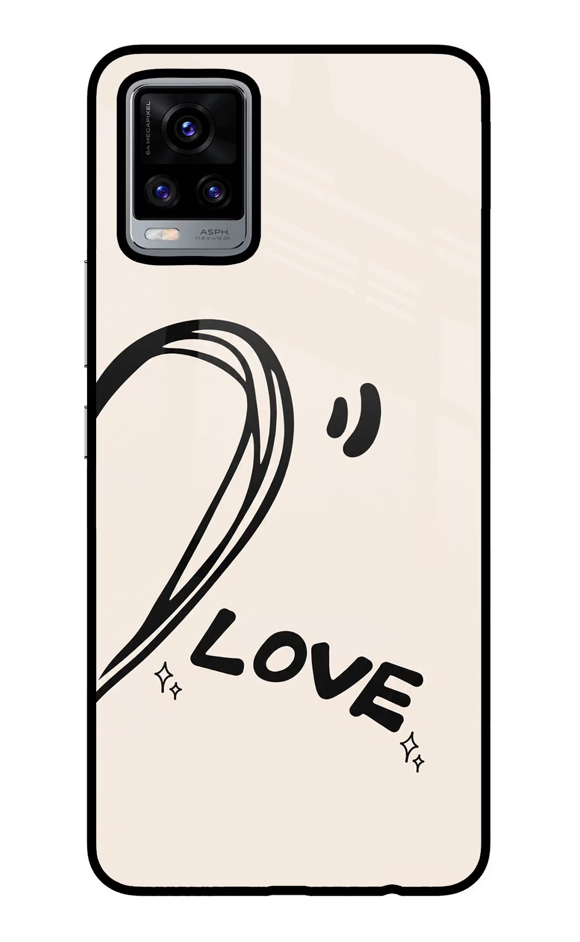 Soul Line Vivo V20 Glass Case