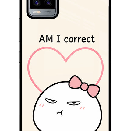 Always Right Vivo V20 Glass Case