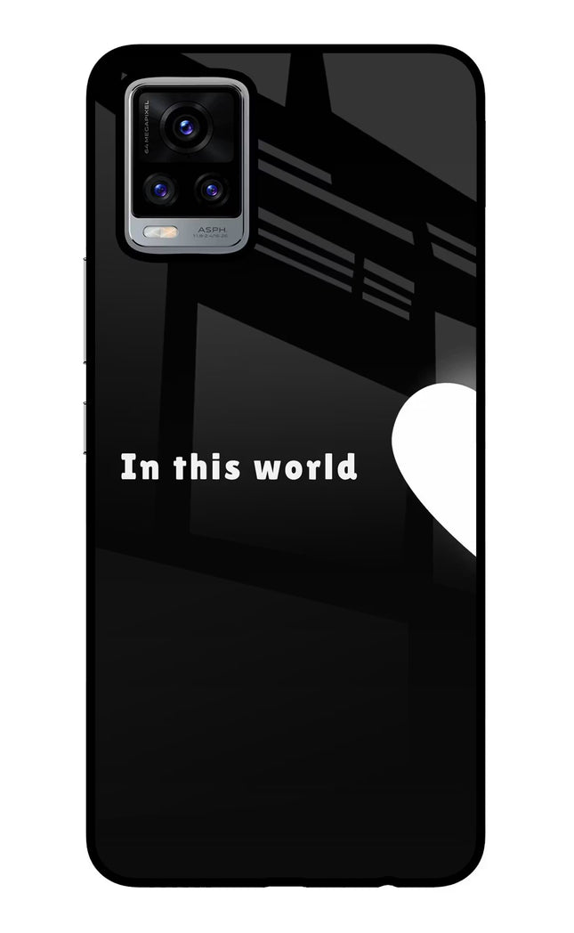This World Vivo V20 Glass Case
