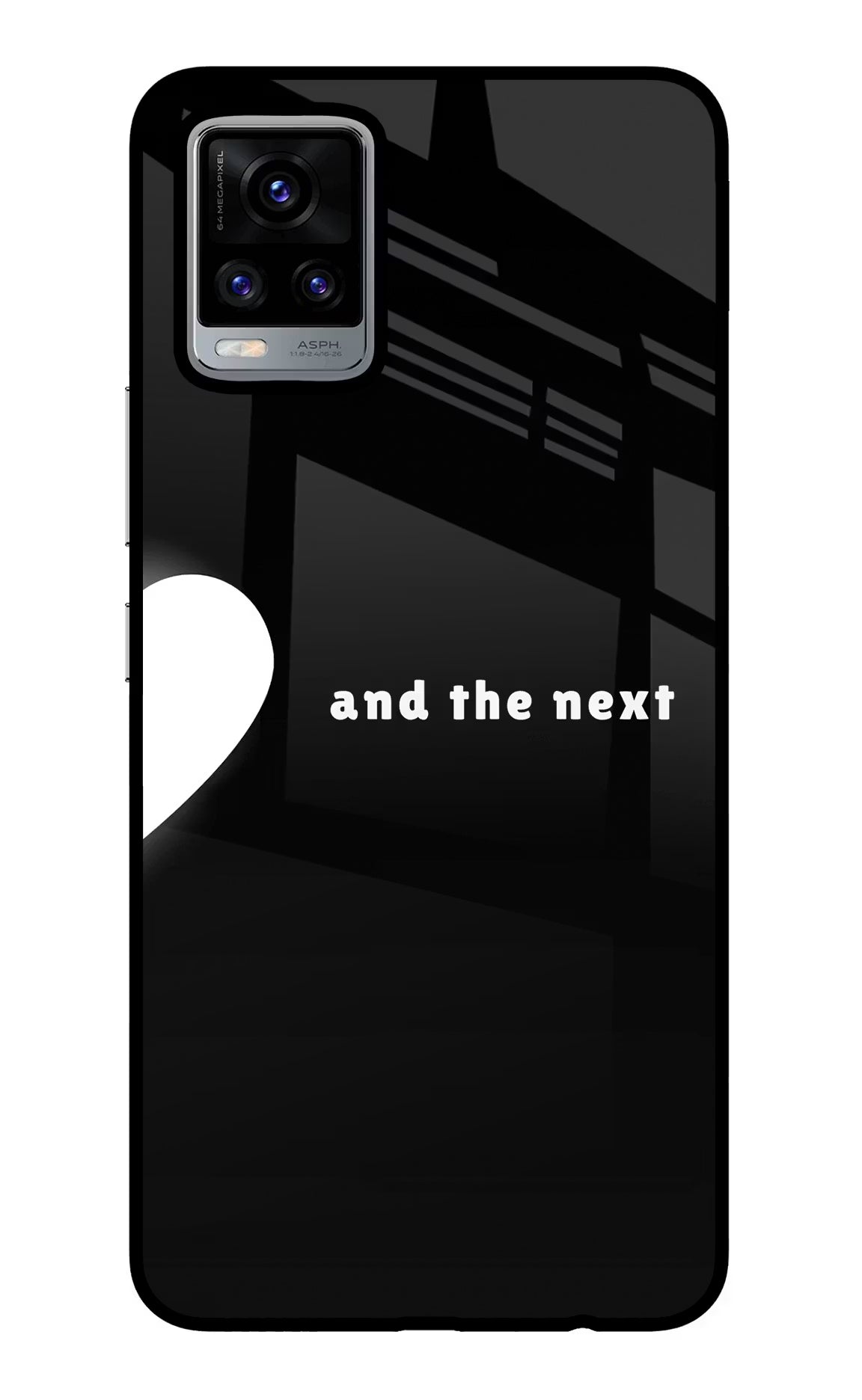 Next World Vivo V20 Glass Case Back Cover by Casekaro