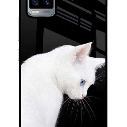 Snow Gaze Vivo V20 Glass Case