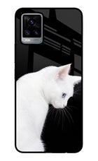 Snow Gaze Vivo V20 Glass Case