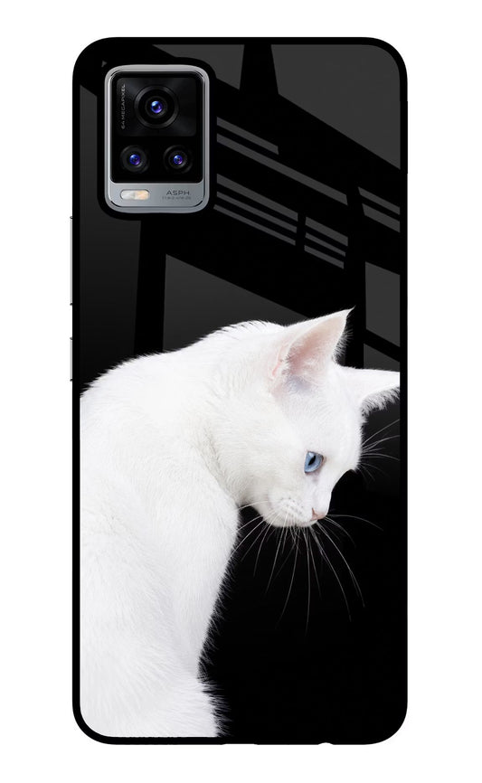 Snow Gaze Vivo V20 Glass Case