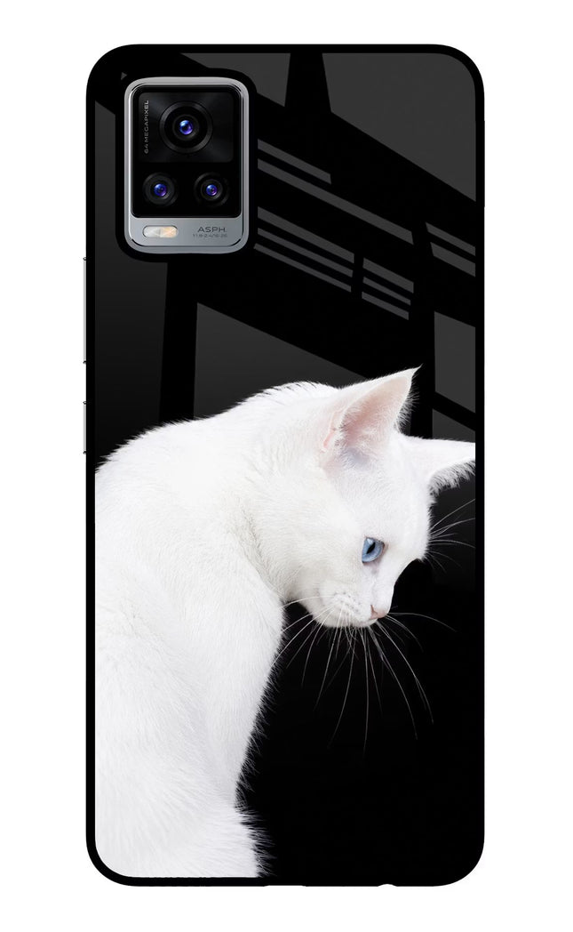 Snow Gaze Vivo V20 Glass Case