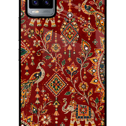 Laal Riwaaz Vivo V20 Glass Case