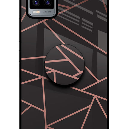 Geometric Pattern Vivo V20 Pop Case by Casekaro