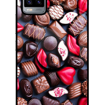 Chocolates Vivo V20 Pop Case by Casekaro