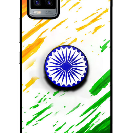 Indian Flag Ashoka Chakra Vivo V20 Pop Case by Casekaro