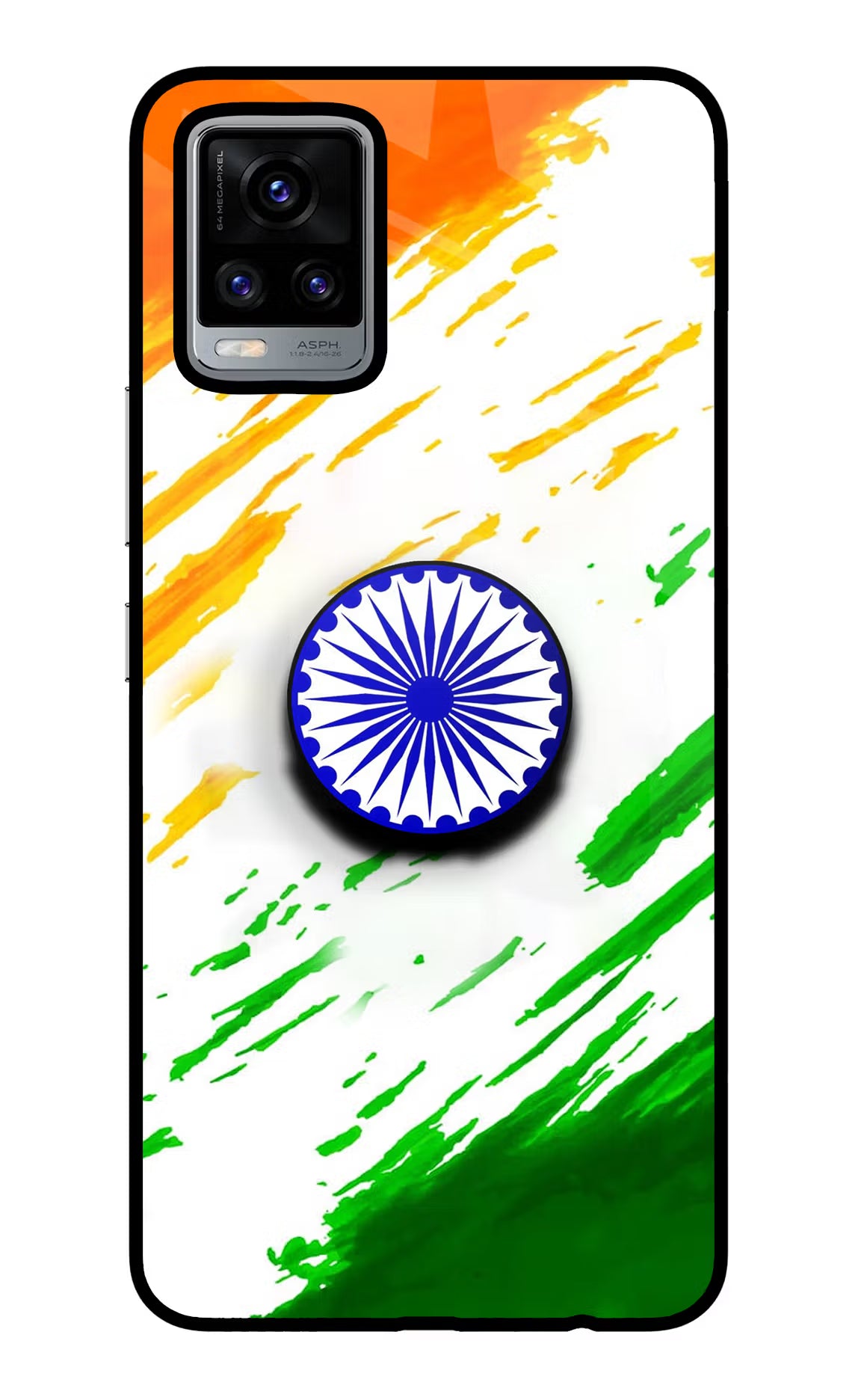 Indian Flag Ashoka Chakra Vivo V20 Pop Case by Casekaro