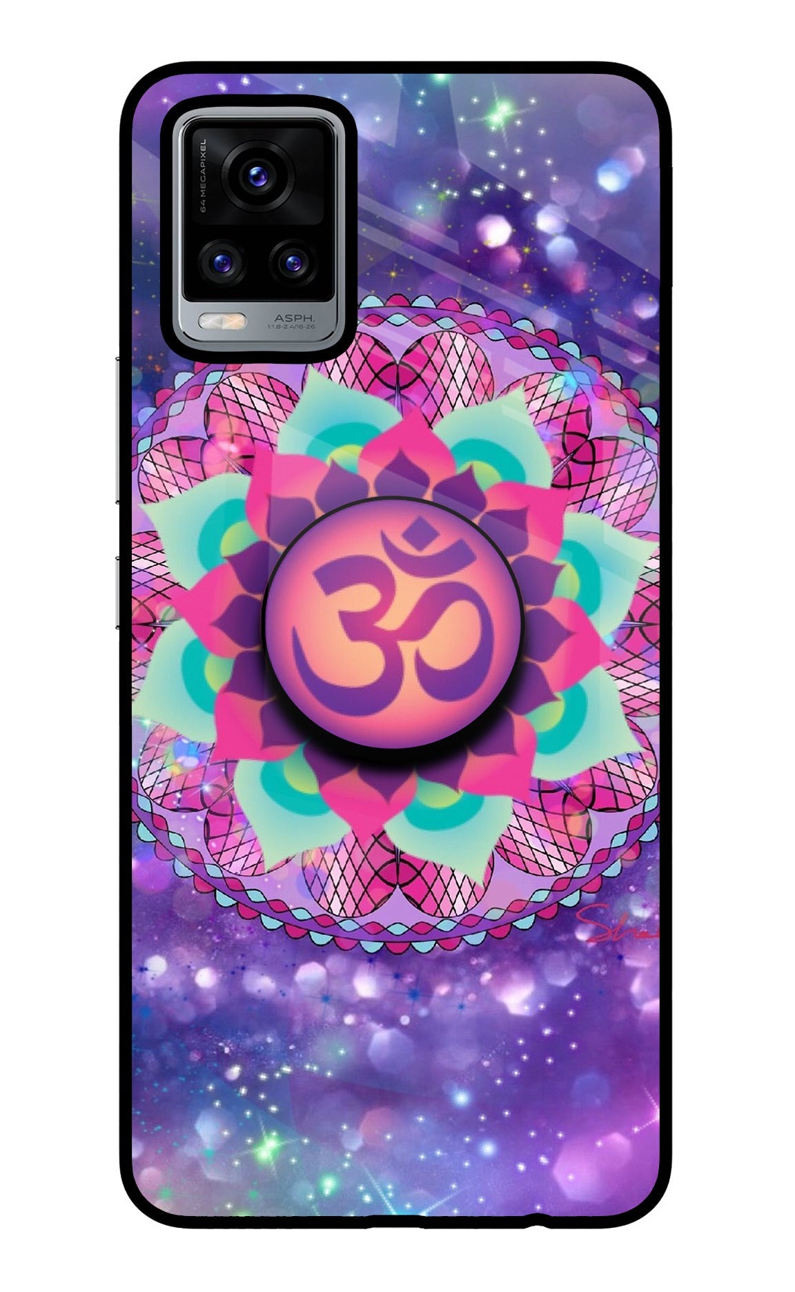 Om Purple Vivo V20 Pop Case