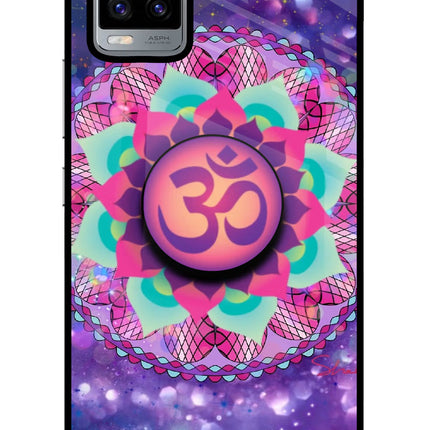 Om Purple Vivo V20 Pop Case by Casekaro
