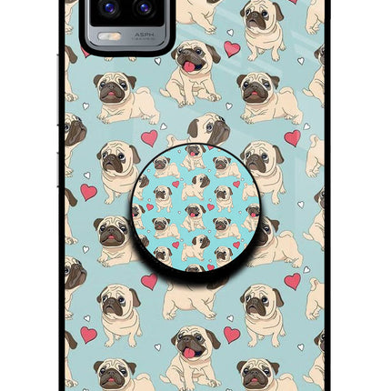 Pug Dog Vivo V20 Pop Case by Casekaro
