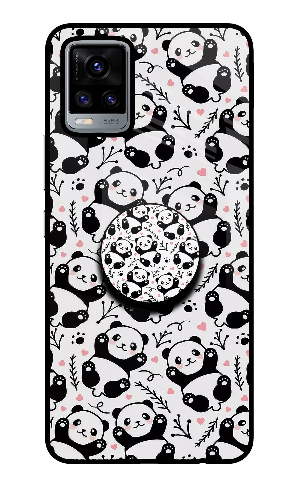 Cute Panda Vivo V20 Pop Case