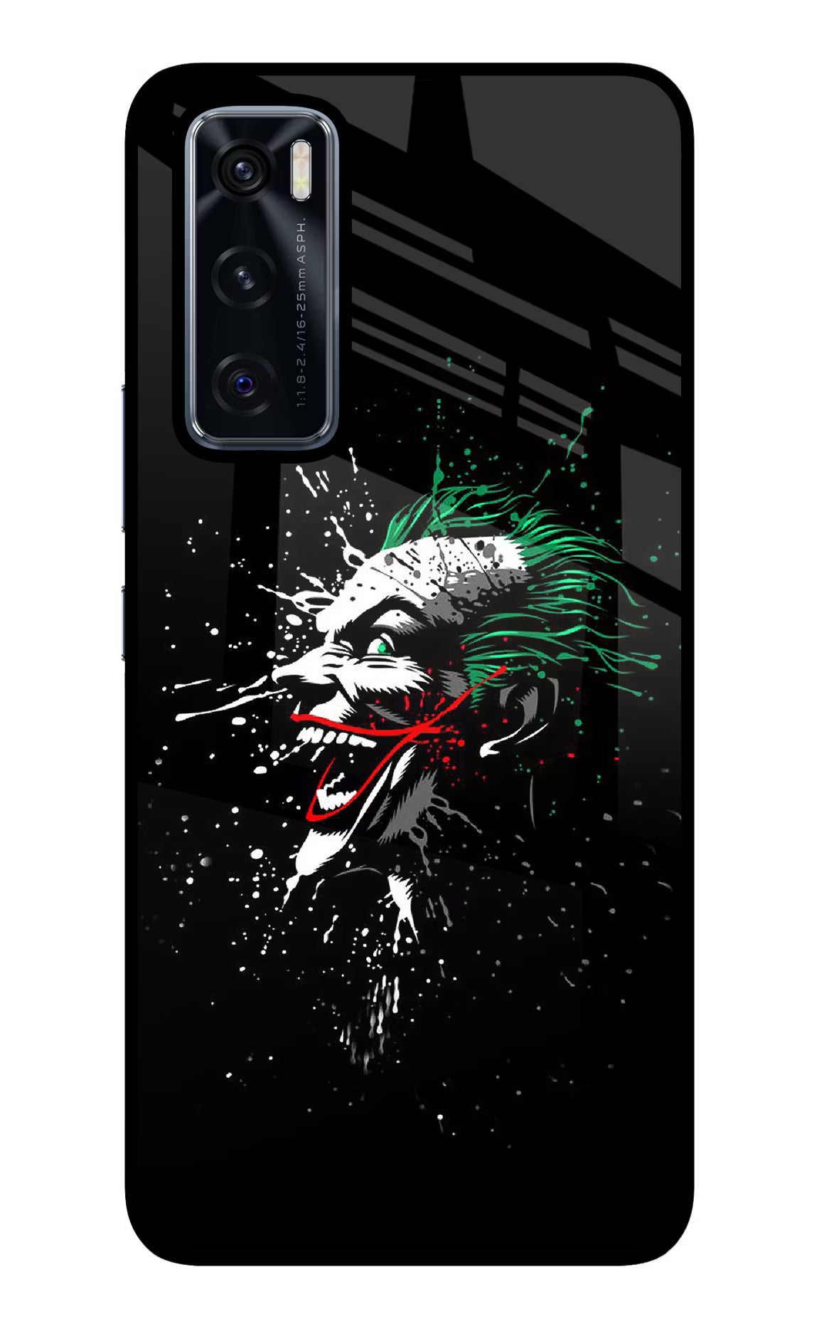 Joker Vivo V20 SE Glass Case Back Cover by Casekaro