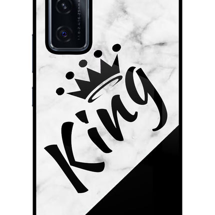 King Vivo V20 SE Glass Case Back Cover by Casekaro