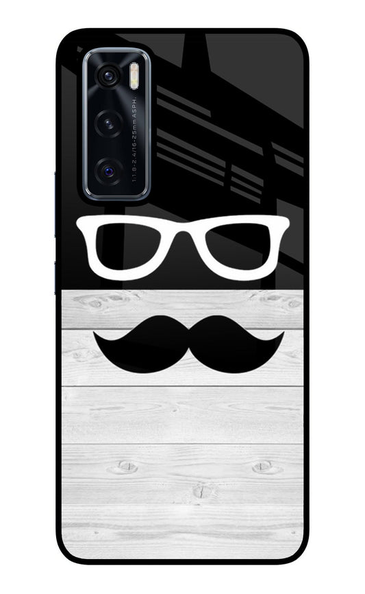 Mustache Vivo V20 SE Glass Case