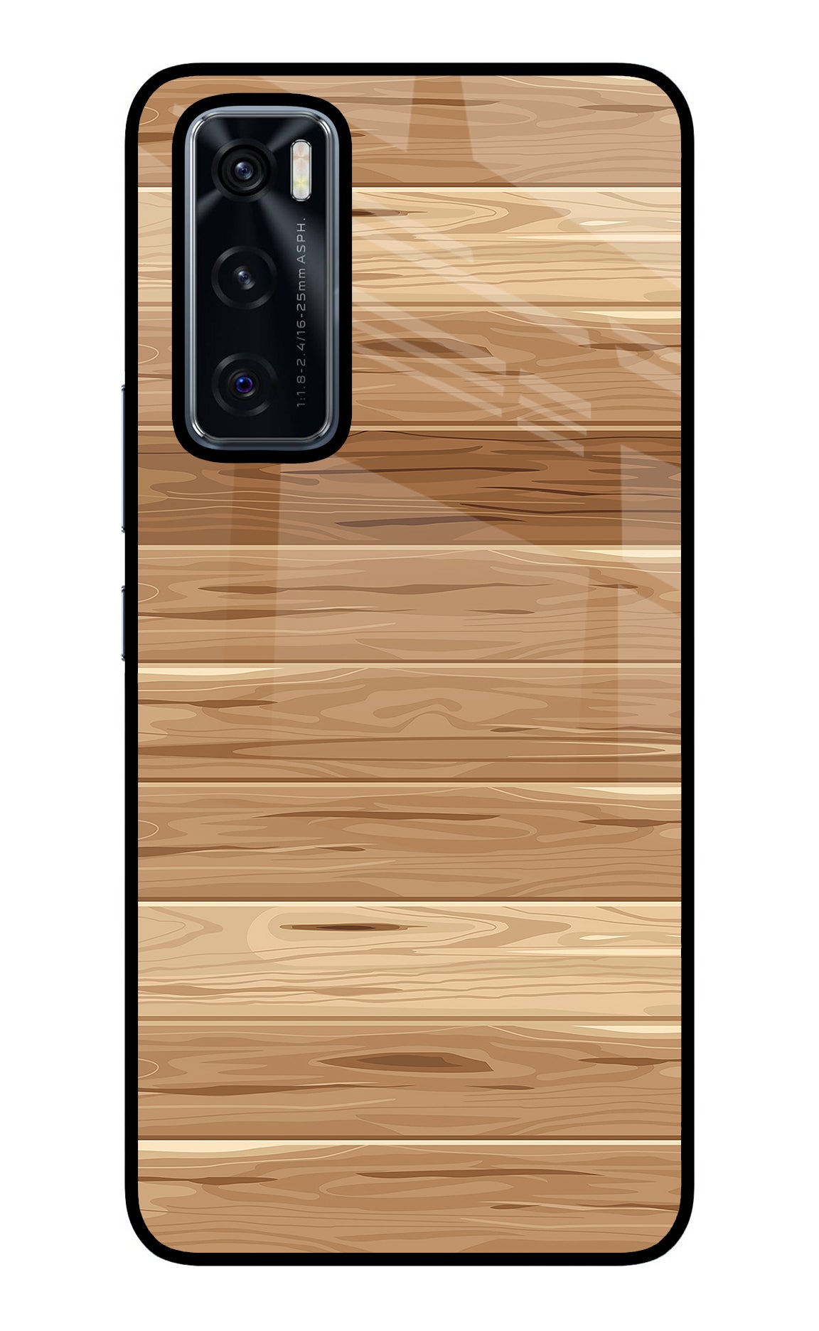 Wooden Vector Vivo V20 SE Back Cover