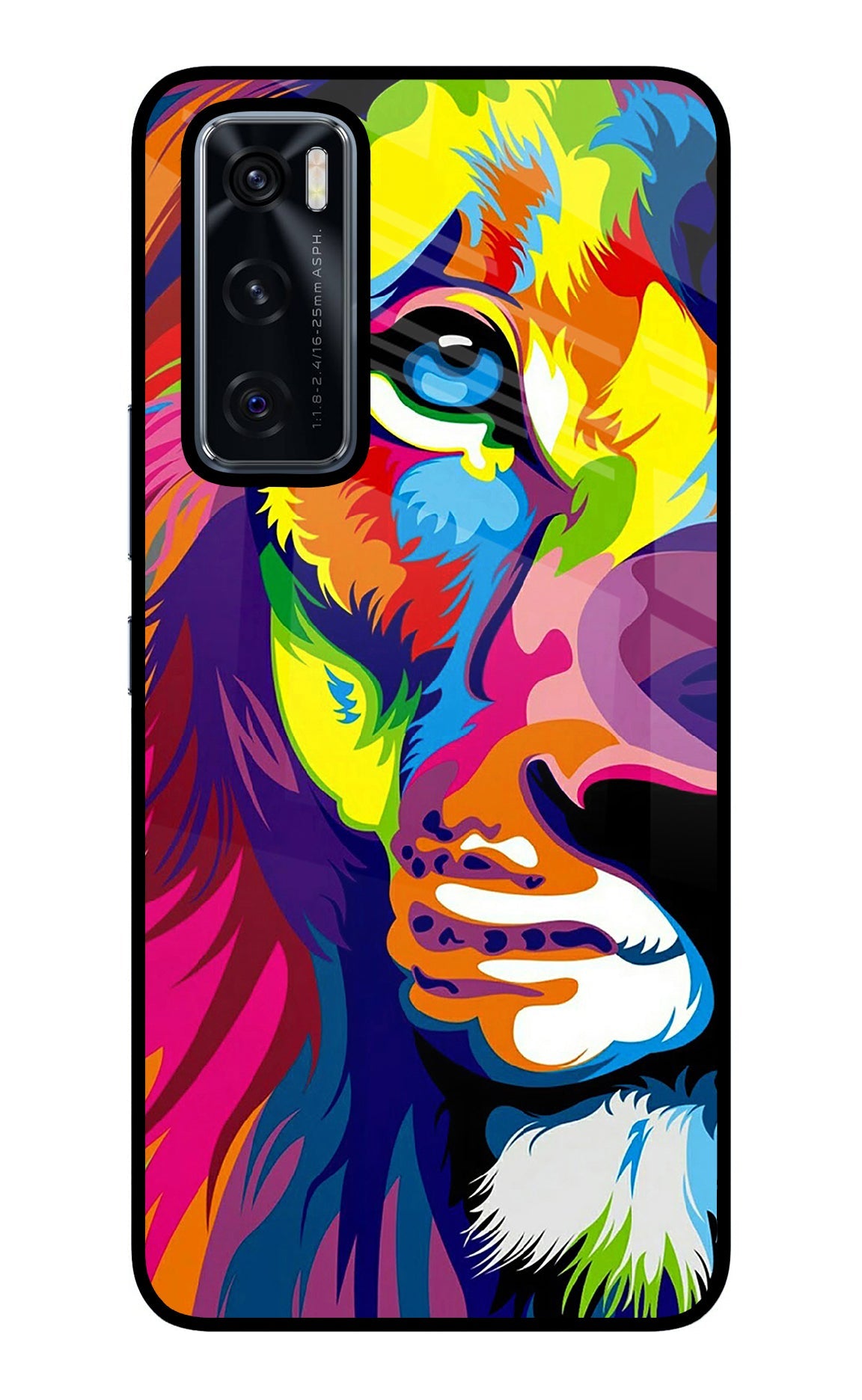 Lion Half Face Vivo V20 SE Back Cover