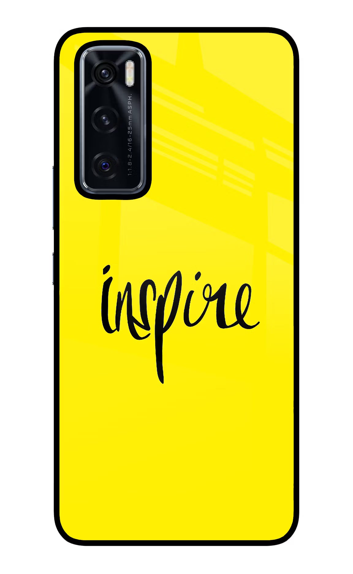 Inspire Vivo V20 SE Glass Case Back Cover by Casekaro