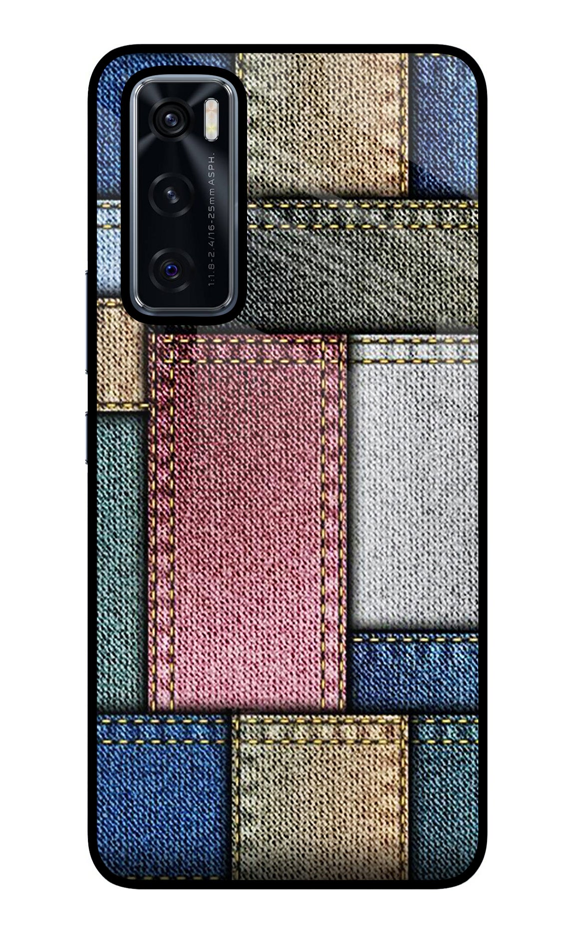 Multicolor Jeans Vivo V20 SE Back Cover