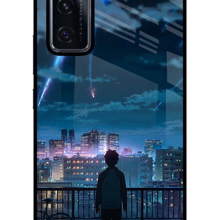 Anime Vivo V20 SE Glass Case Back Cover by Casekaro