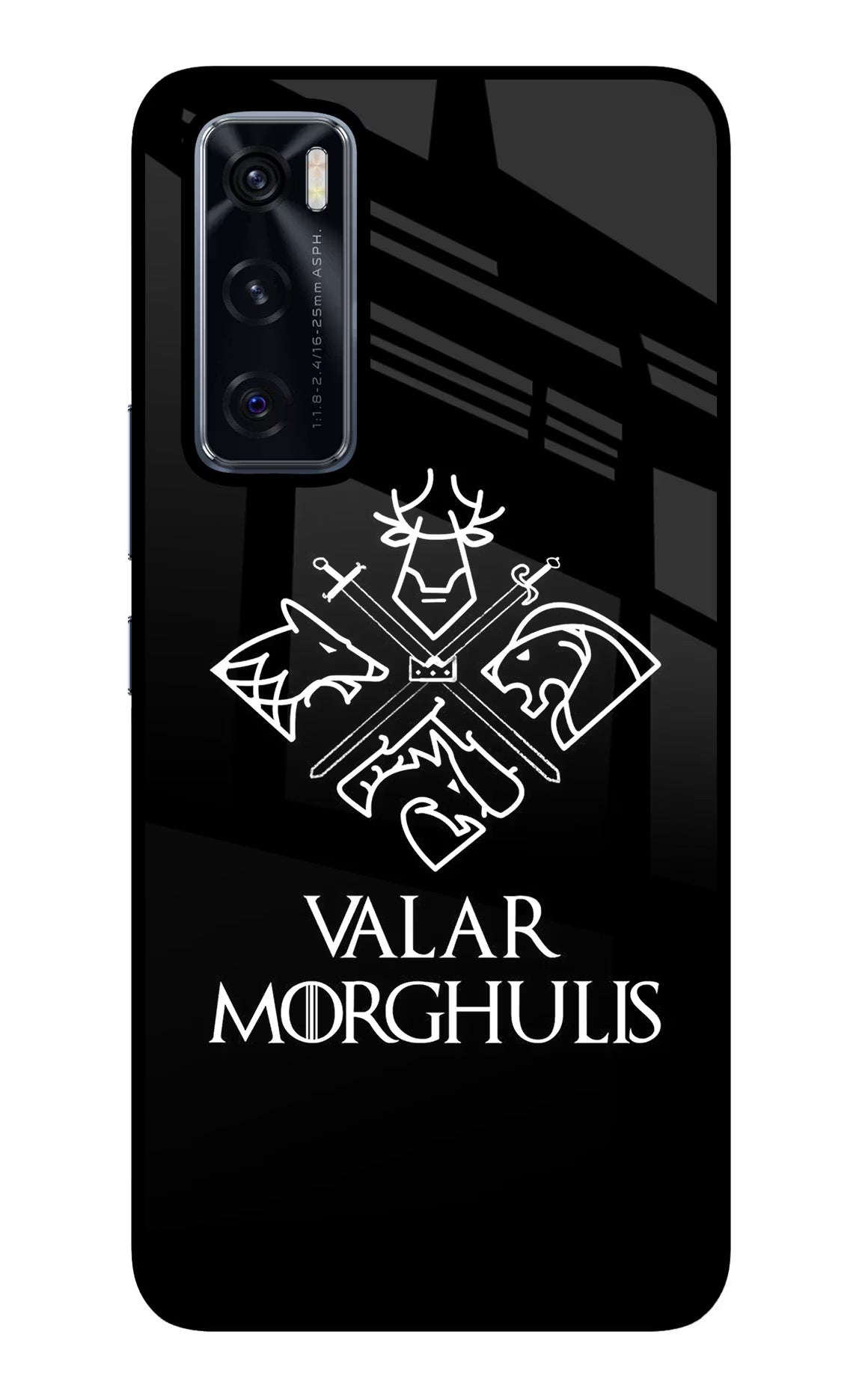 Valar Morghulis | Game Of Thrones Vivo V20 SE Glass Case Back Cover by Casekaro