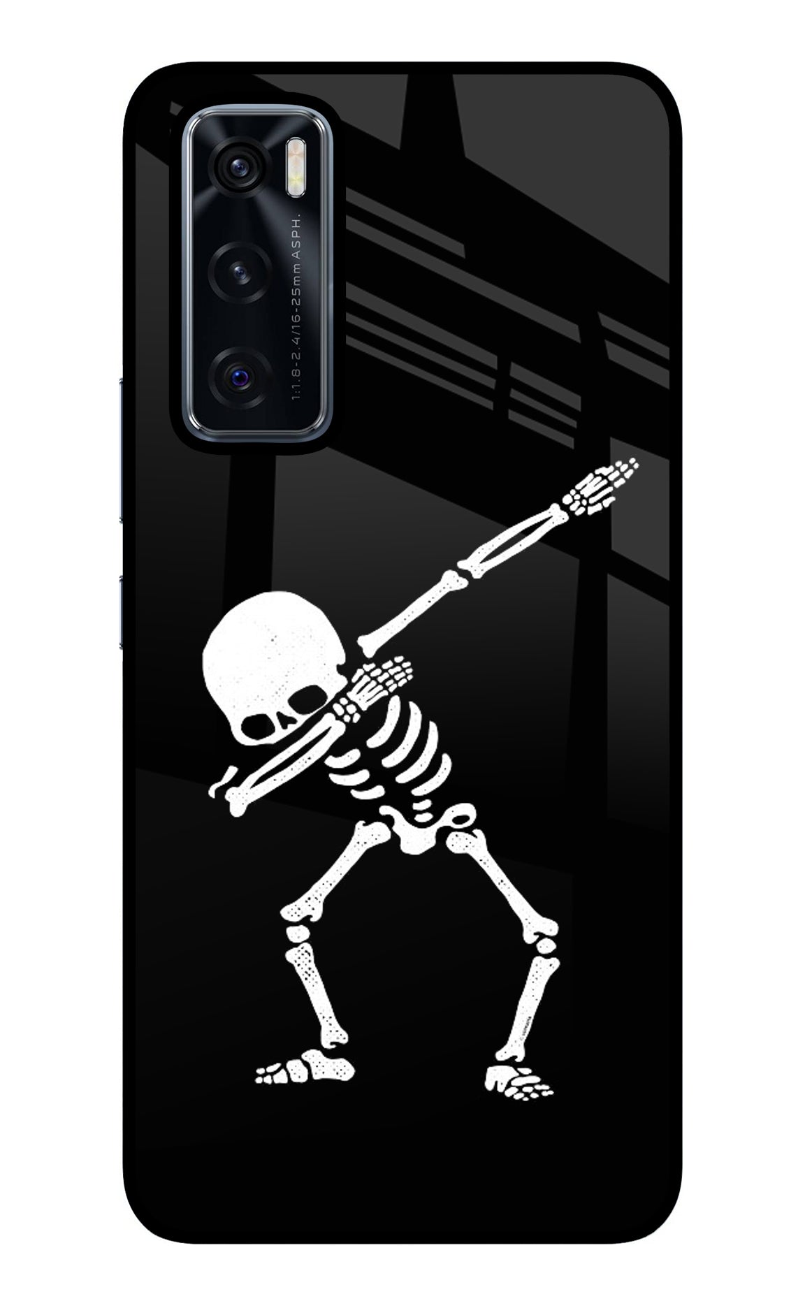 Dabbing Skeleton Art Vivo V20 SE Back Cover