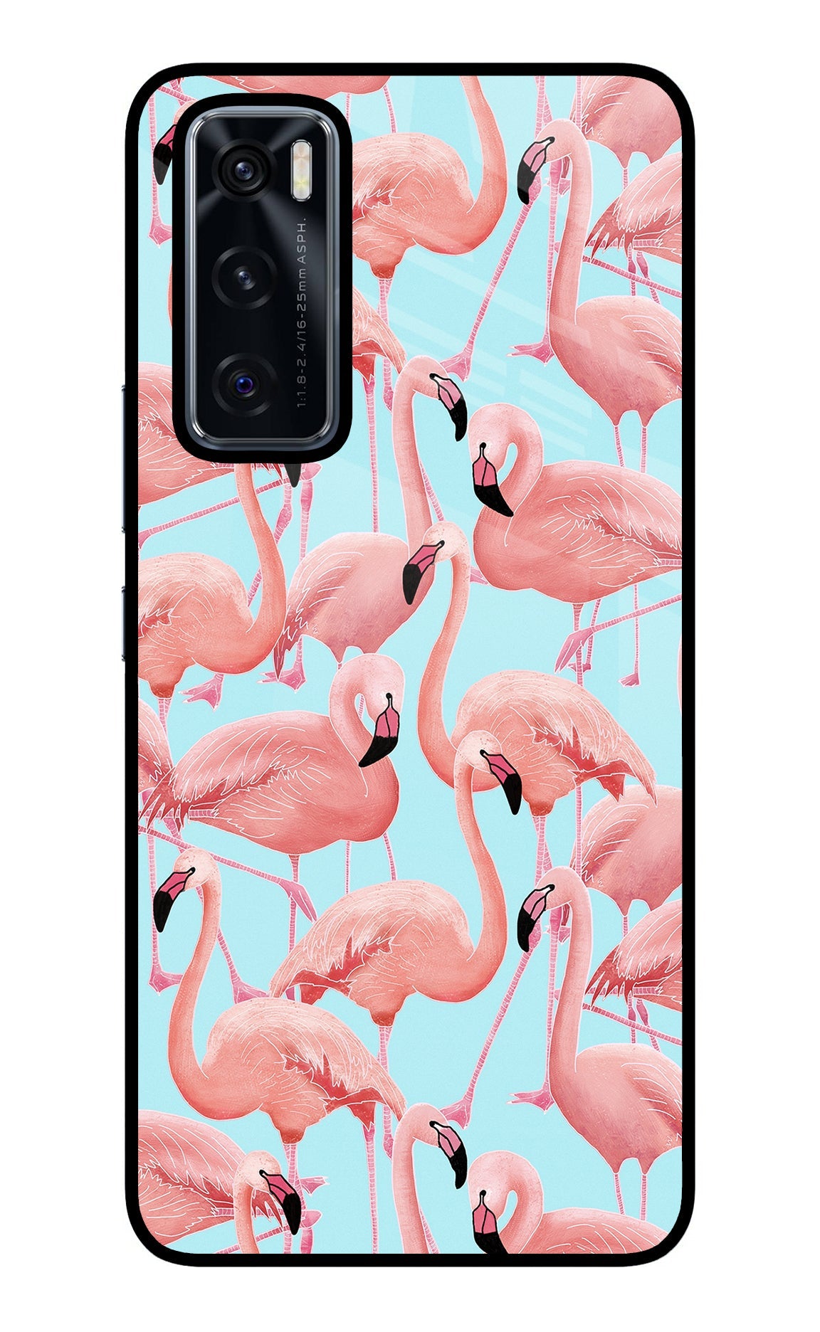 Flamboyance Vivo V20 SE Glass Case