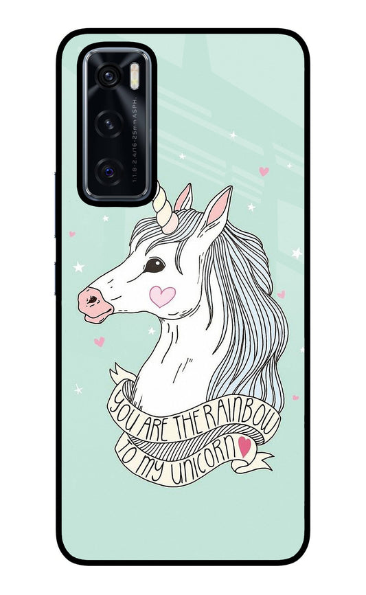 Unicorn Wallpaper Vivo V20 SE Glass Case