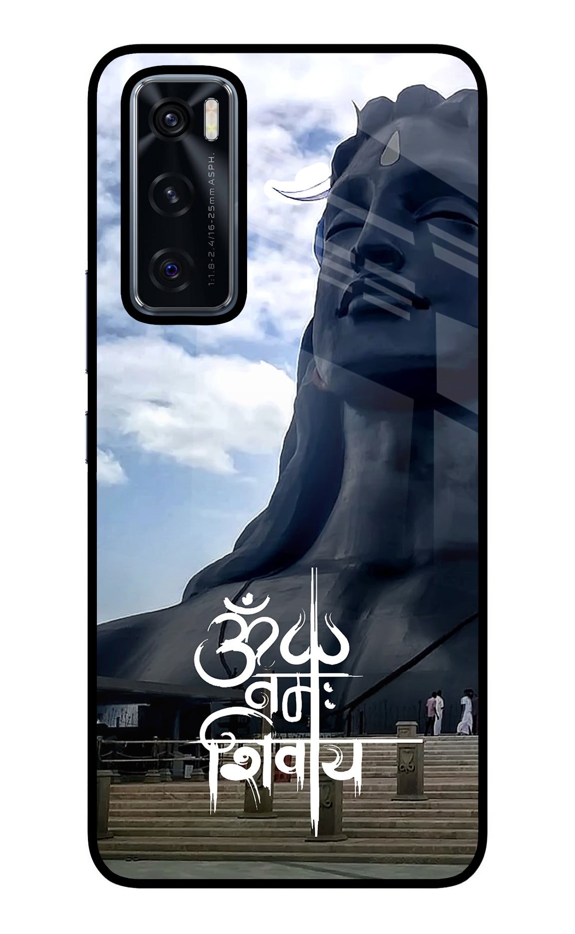 Om Namah Shivay Vivo V20 SE Glass Case