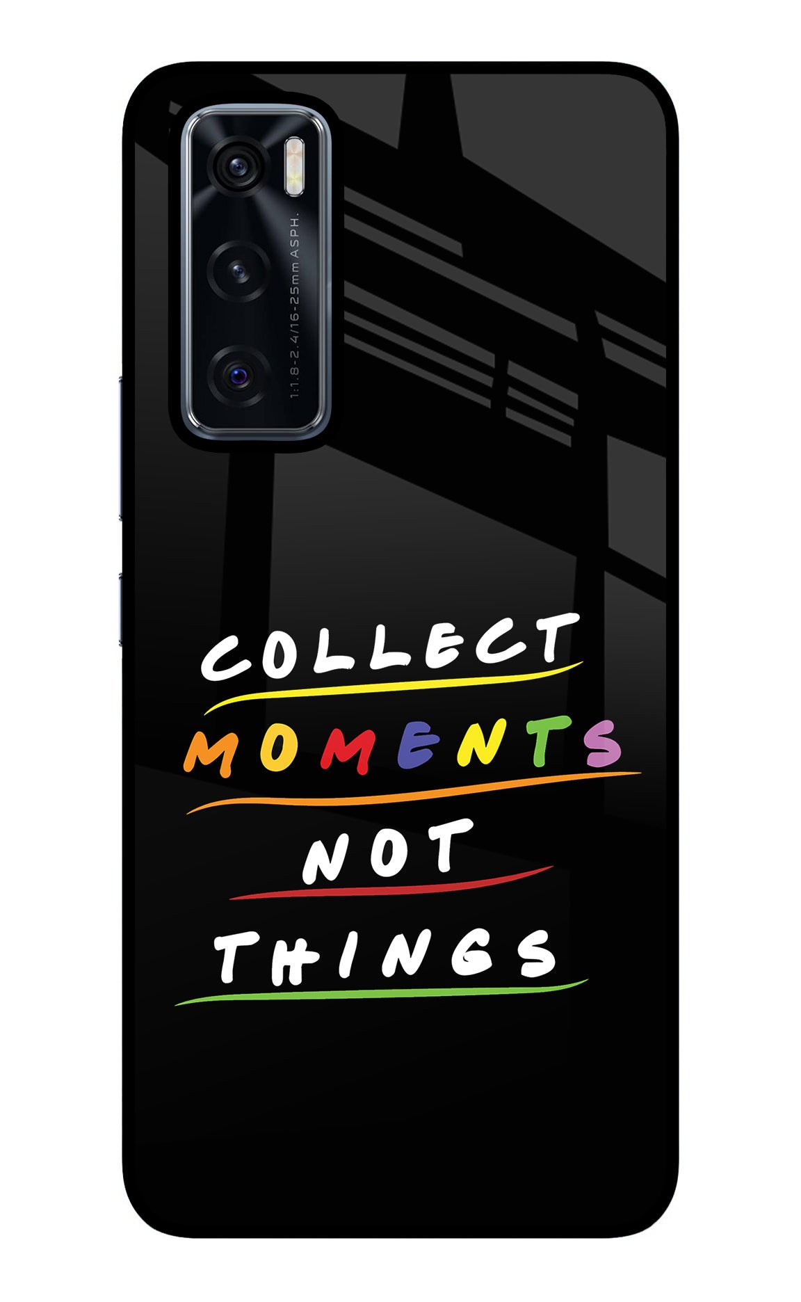 Collect Moments Not Things Vivo V20 SE Back Cover