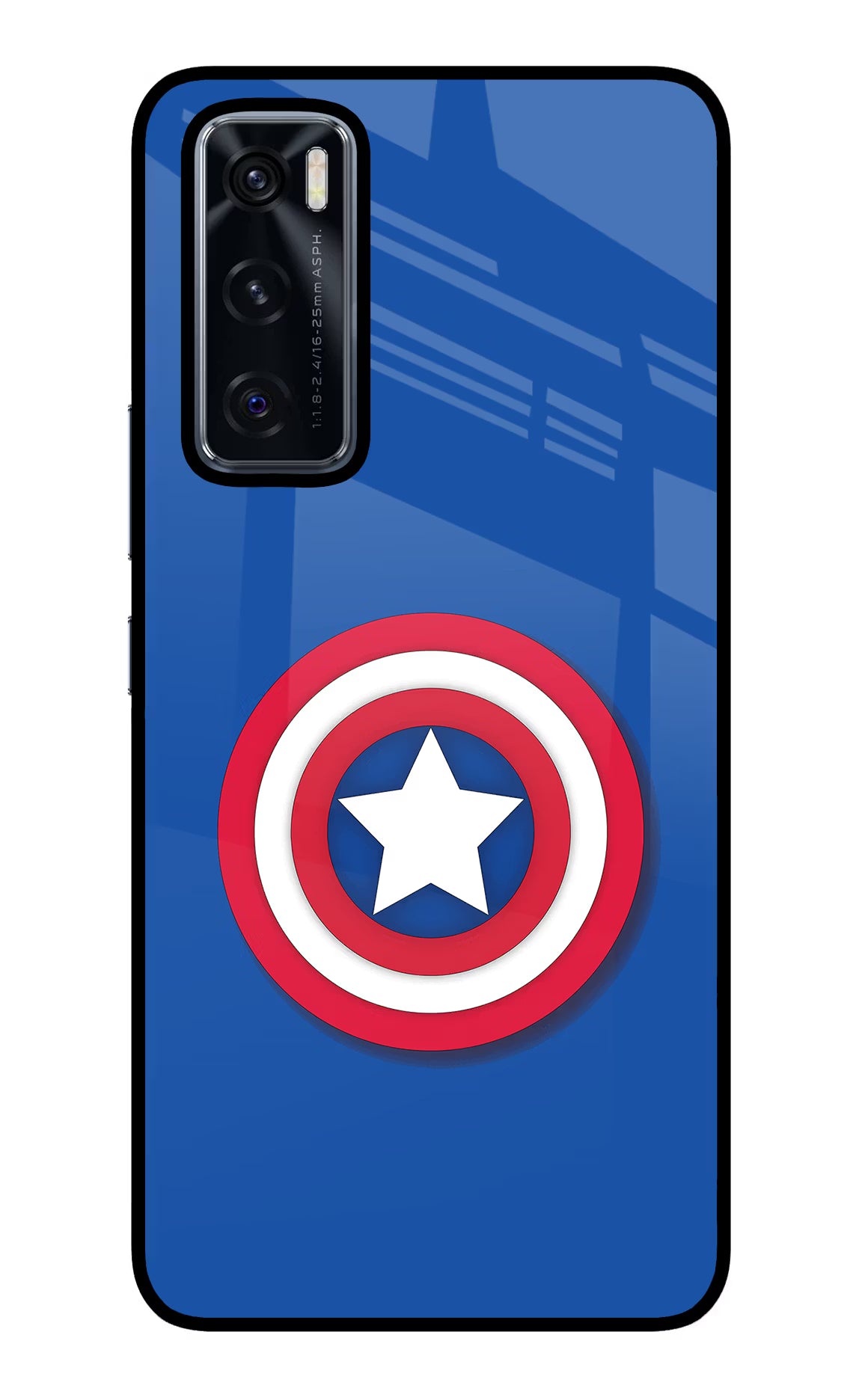 Shield Vivo V20 SE Glass Case Back Cover by Casekaro