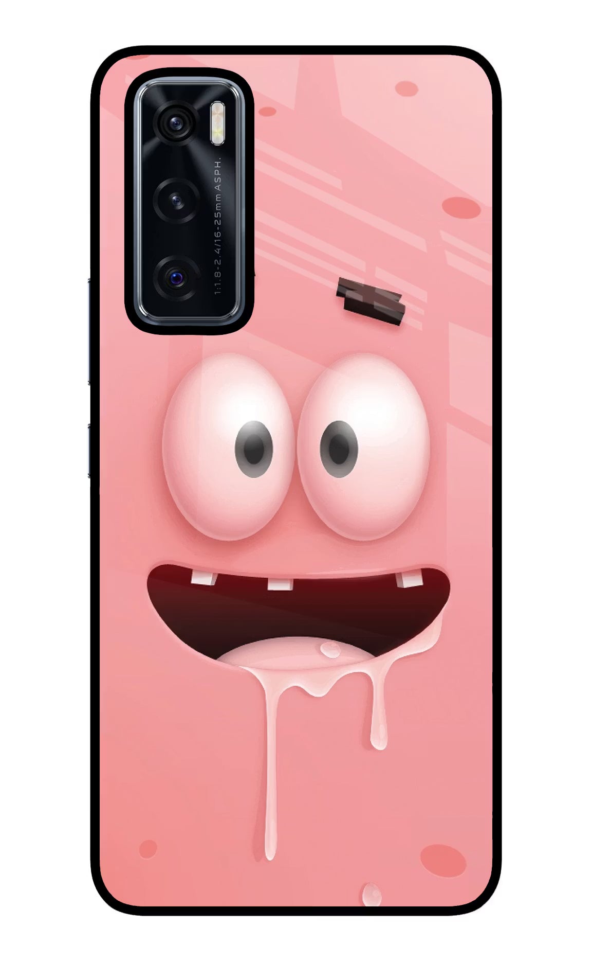 Sponge 2 Vivo V20 SE Glass Case Back Cover by Casekaro