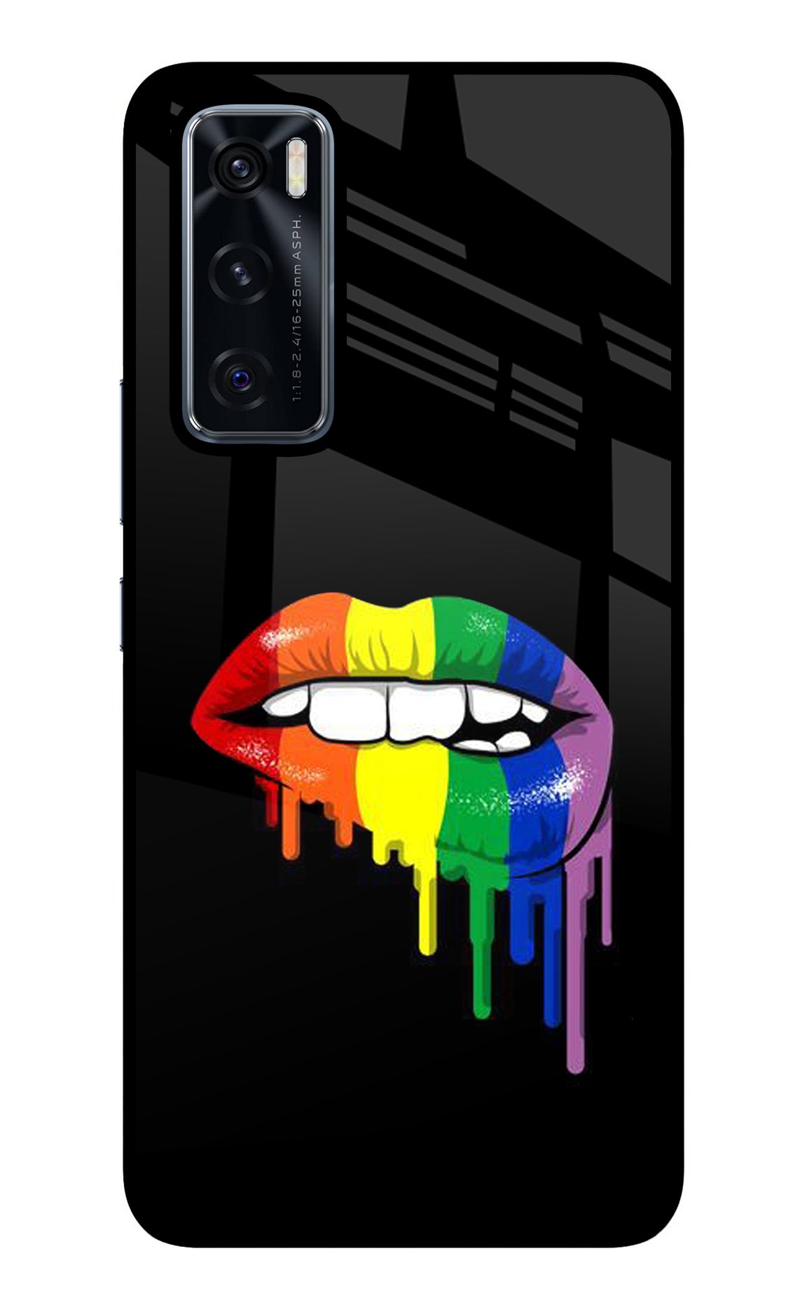 Lips Biting Vivo V20 SE Back Cover