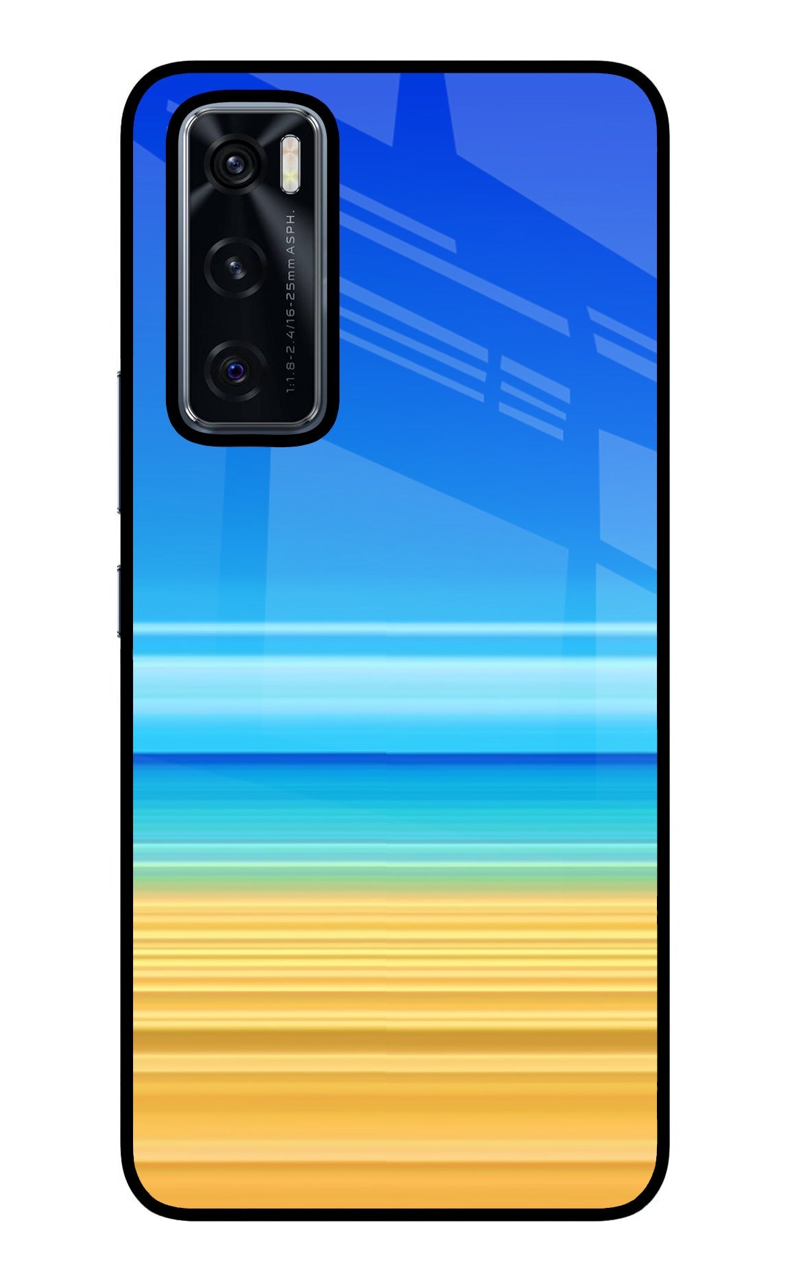 Beach Art Vivo V20 SE Glass Case