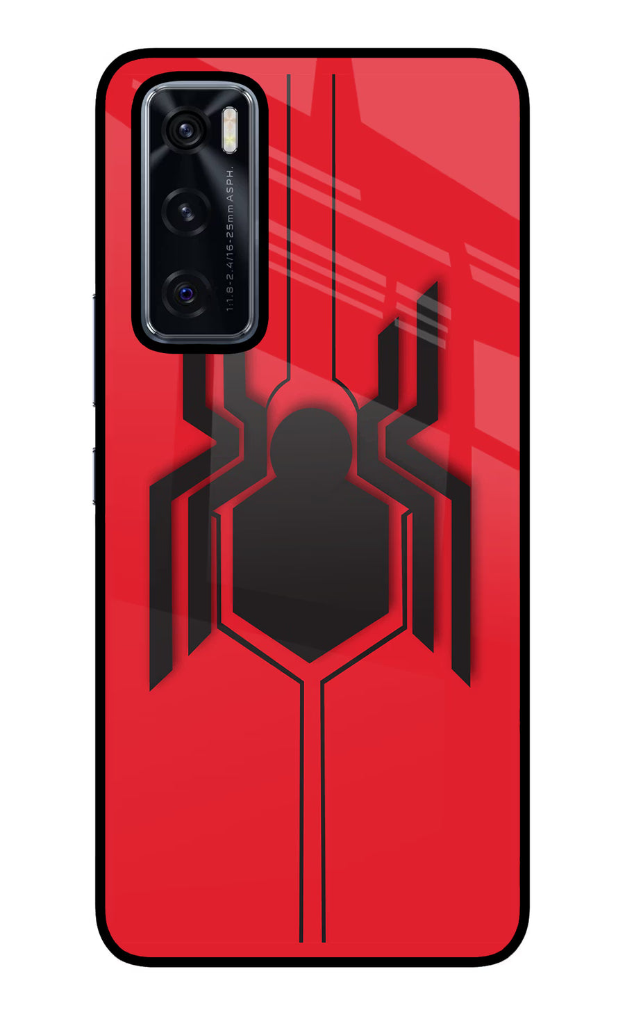 Spider Vivo V20 SE Back Cover, Glass case