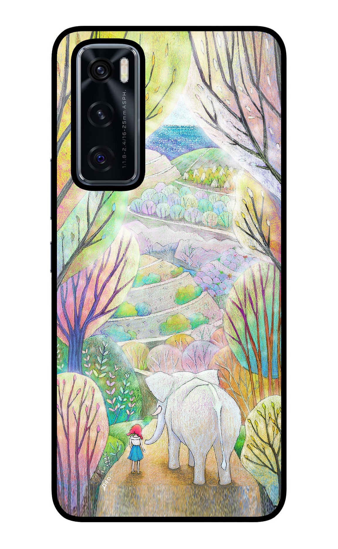 Nature Painting Vivo V20 SE Back Cover