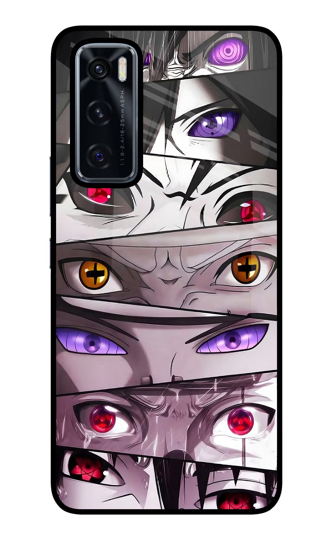Naruto Anime Vivo V20 SE Glass Case Back Cover by Casekaro