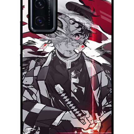 Demon Slayer Vivo V20 SE Glass Case