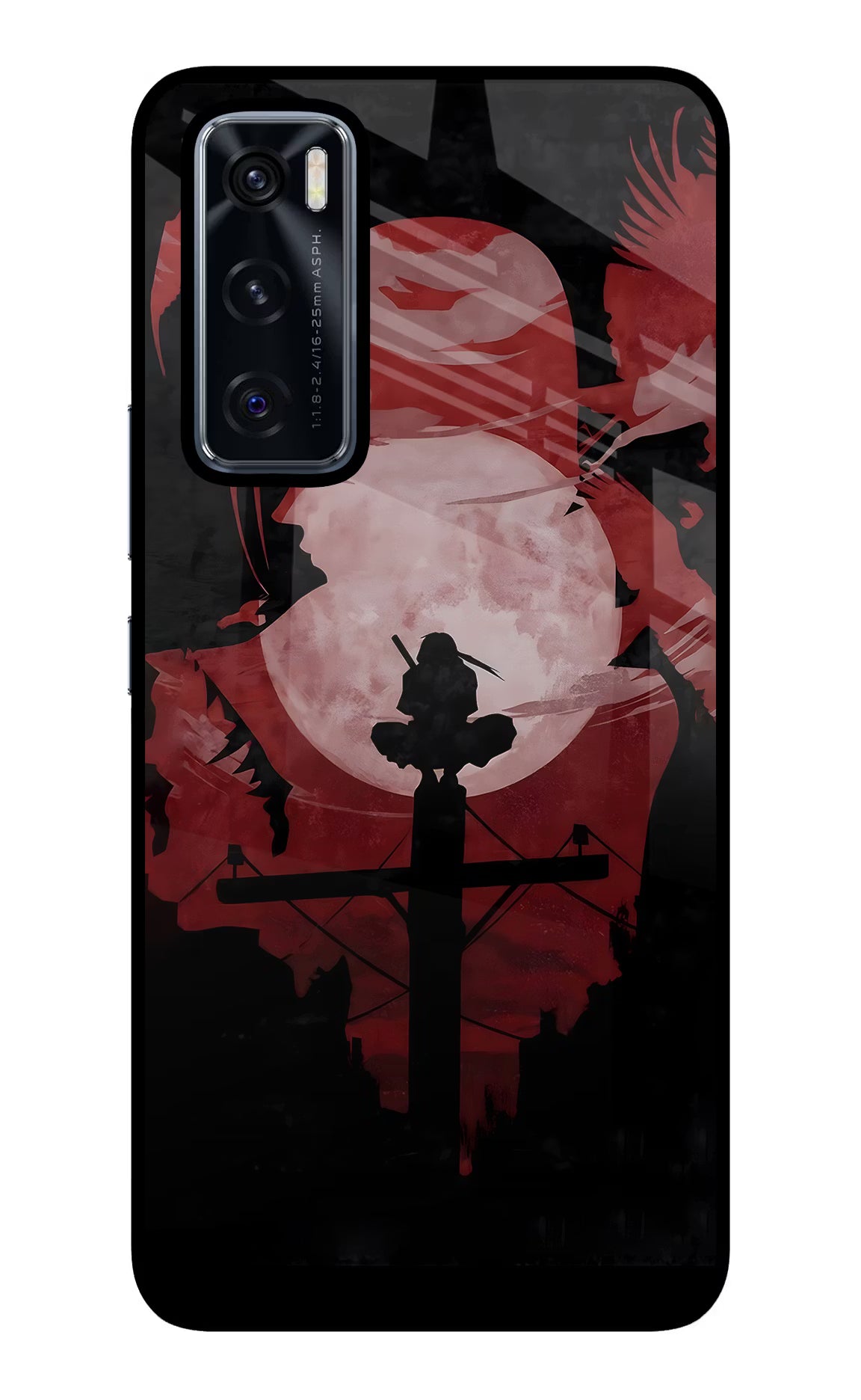 Naruto Anime Vivo V20 SE Glass Case Back Cover by Casekaro