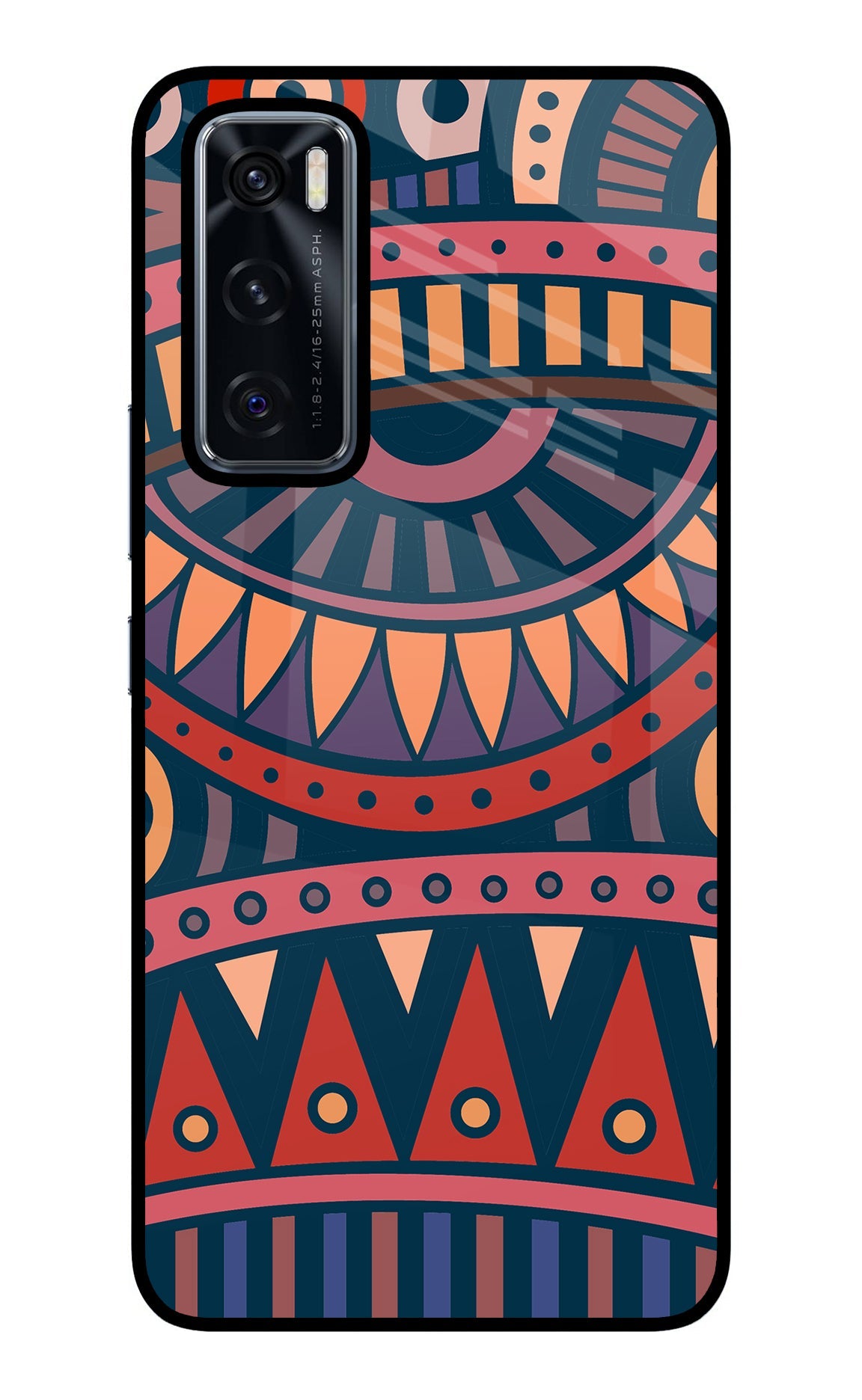 African Culture Design Vivo V20 SE Back Cover