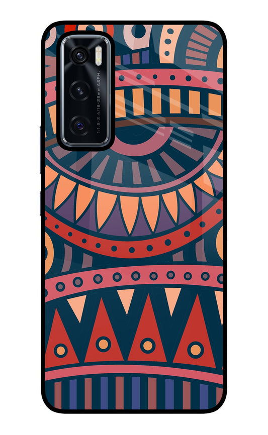 African Culture Design Vivo V20 SE Glass Case