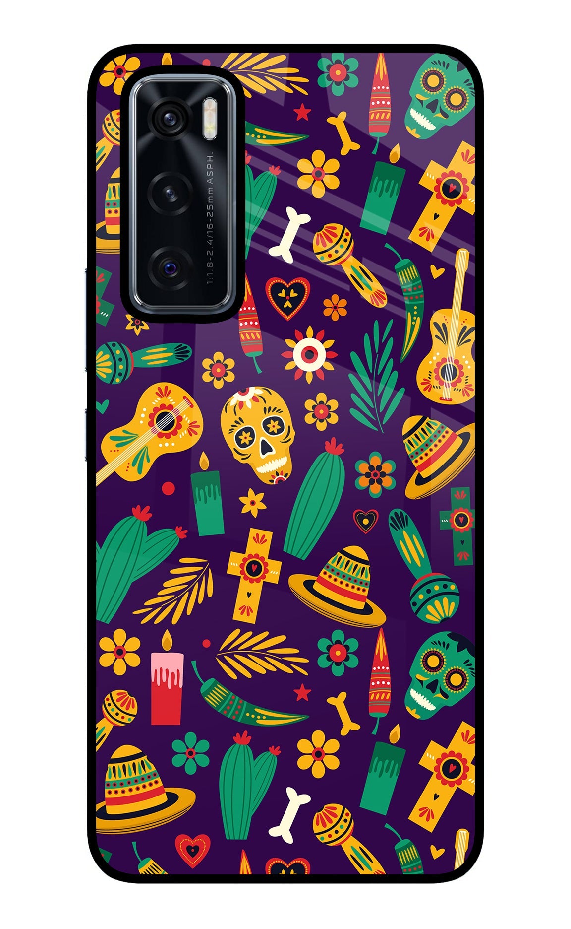 Mexican Artwork Vivo V20 SE Back Cover